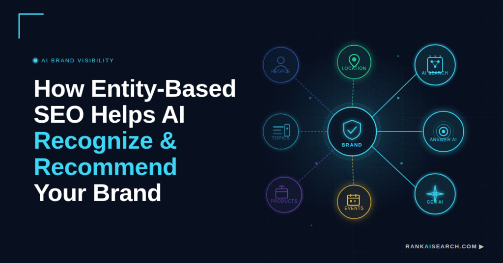 featured image - How Entity-Based SEO Helps AI Platforms Recognize and Recommend Your Brand