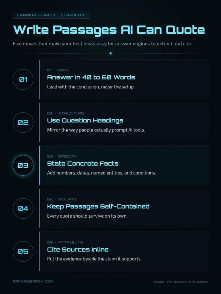 how to structure content