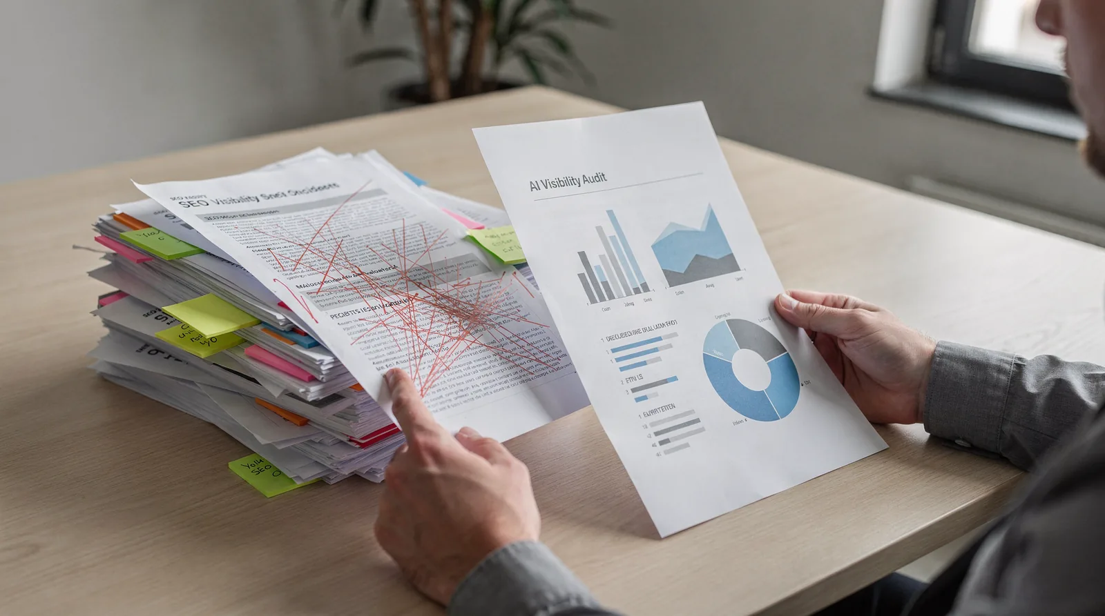 A standard SEO audit measures rankings, backlinks, and crawl health. None of which tell you